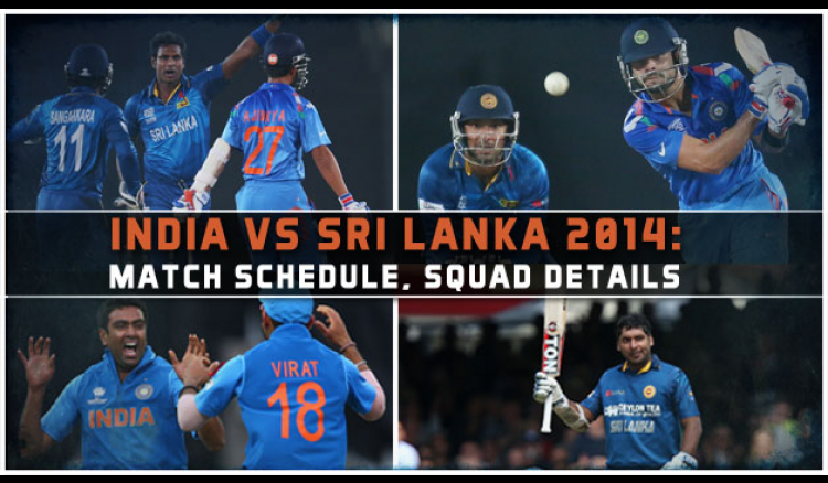 India vs Sri Lanka 2014 schedule: Match time table and squad details