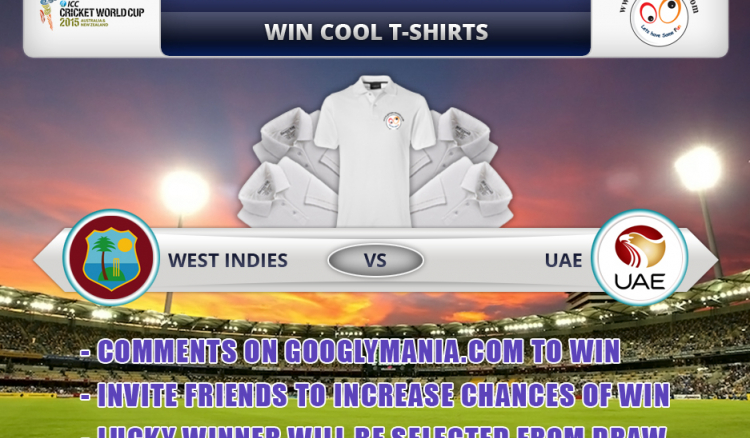 Predict Winner of The Match-41, UAE vs West Indies and Win Cool T-Shirt