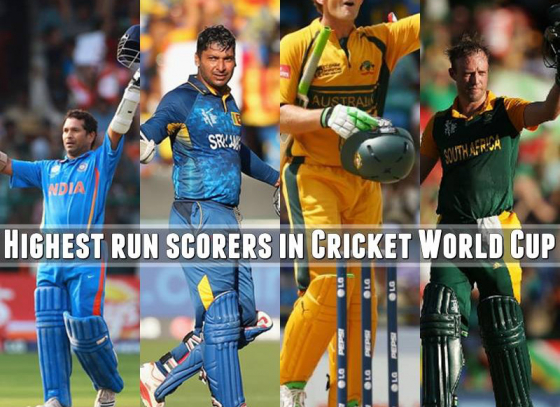 Top 10 Highest Run Scorers in World Cup