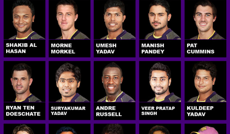 Team Kolkata Knight Riders IPL 2015