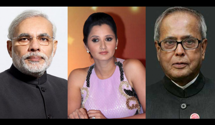President, PM congratulate Sania on becoming No.1