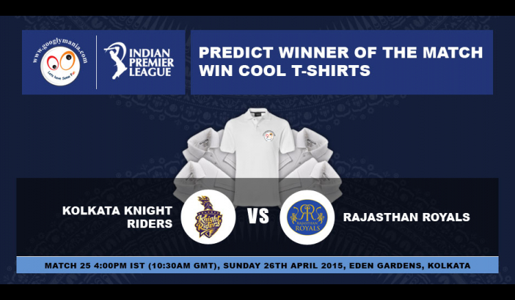 Predict Winner of The IPL 2015 24th match - Chennai Super Kings VS Kings XI Punjab