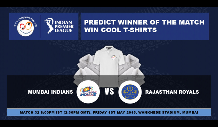 Predict Winner of The IPL 2015 32nd match - Delhi Daredevils VS Royal Challengers Bangalore