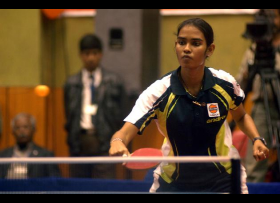 Paddler Shamini qualifies for main draw at Worlds