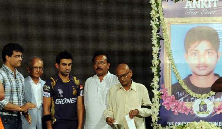 Tribute to late cricketer Ankit Keshri at Eden Gardens