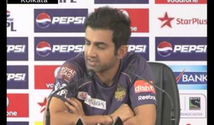 We were confident of chasing down the Chennai total: Gambhir