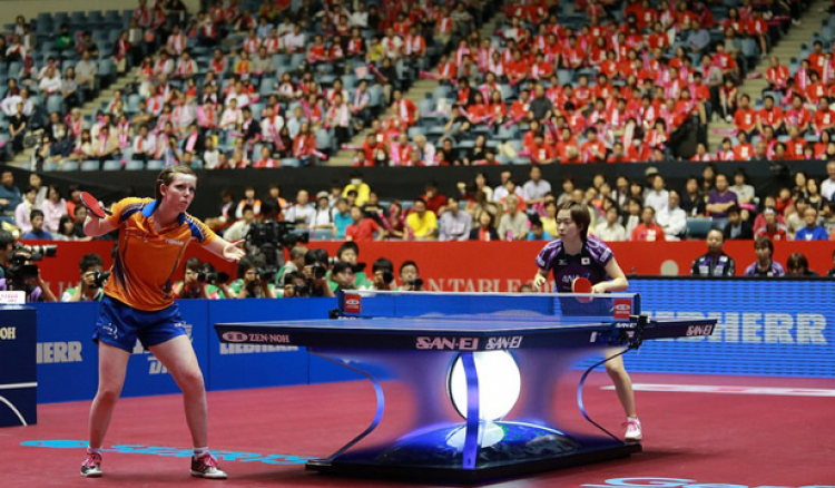 Liu, Mu cruise into women's semis at World TT