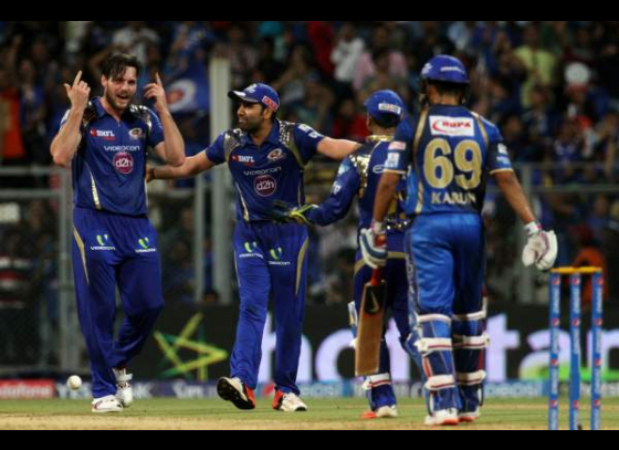 Late wickets hand Mumbai eight-run victory over Royals