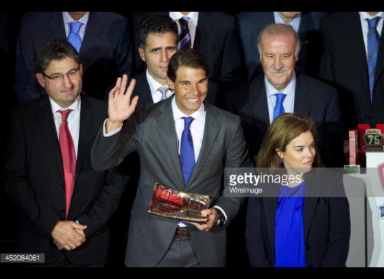 Nadal receives Spanish award