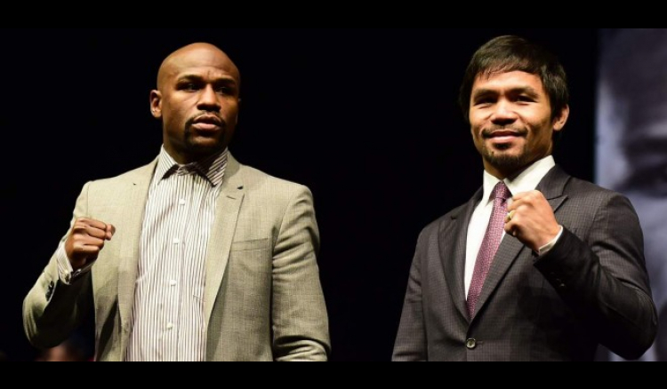 Boxers Mayweather, Pacquiao set for momentous bout