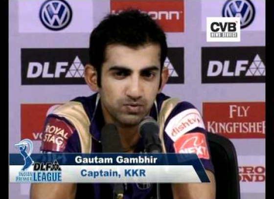 Though we lost, we are happy with the performance: Gambhir