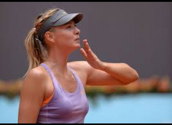 Sharapova wins in first round of Madrid Open