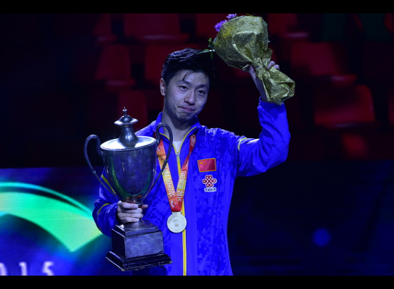 Ma Long wins men's singles title at TT worlds