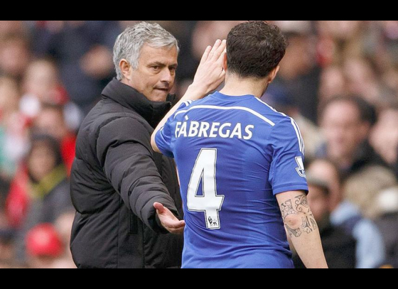 Chelsea's Fabregas rates coach Mourinho ahead of Guardiola, Wenger