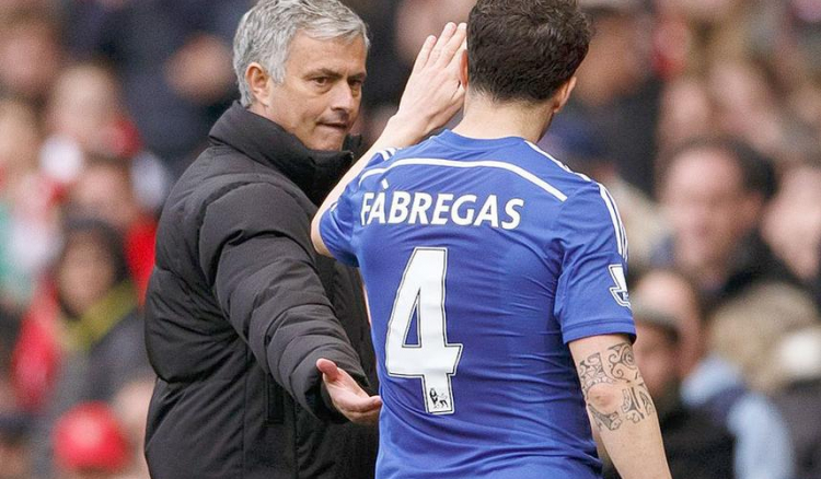 Chelsea's Fabregas rates coach Mourinho ahead of Guardiola, Wenger