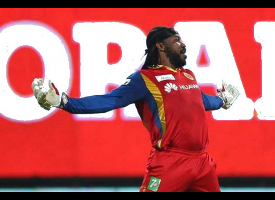 IPL: Gayle slams ton, RCB pile up 226