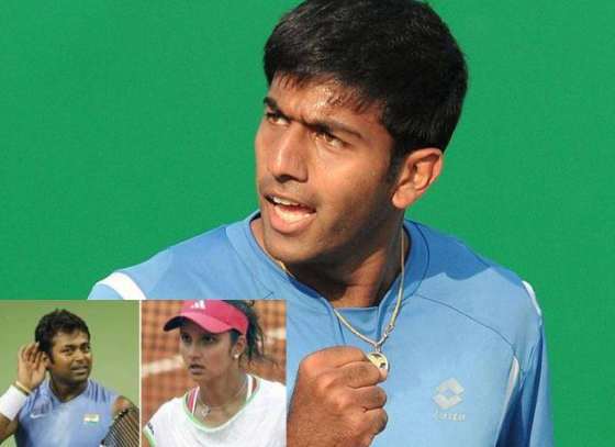 Bopanna in Madrid Open semis, Paes, Mirza lose