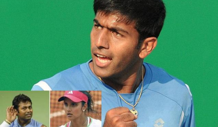 Bopanna in Madrid Open semis, Paes, Mirza lose