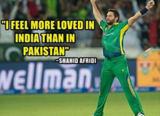 Pakistan cricketers get more love in India than back home: Afridi