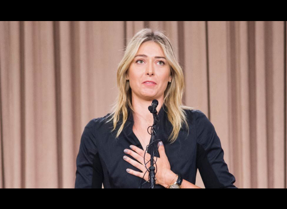 Sharapova slams media, goes defensive on Facebook