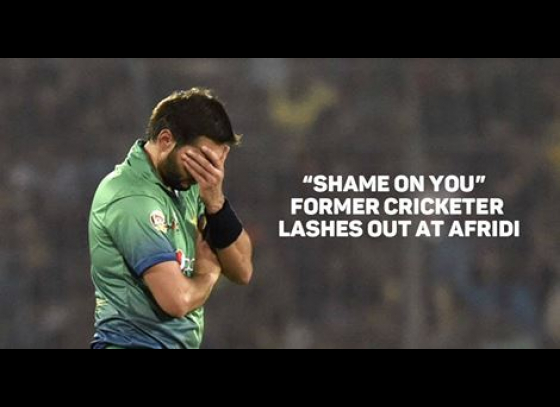 Notice against Afridi for 