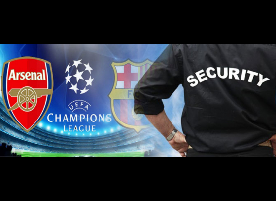 Extraordinary security measures for Barcelona-Arsenal CL clash