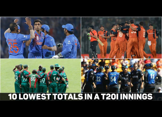 Top 10 Lowest Team Scores in T20 World Cup