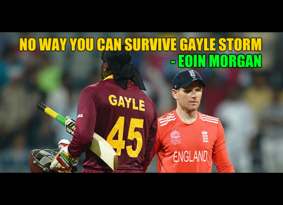 'No way you can survive Gayle Storm' - England skipper Morgan