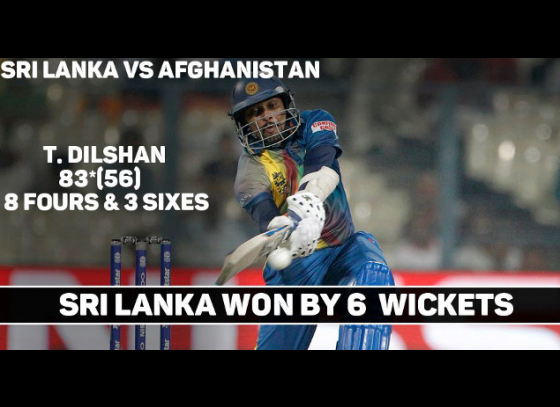 World T20: Sri Lanka beat Afghanistan by 6 wickets