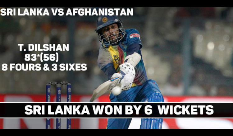 World T20: Sri Lanka beat Afghanistan by 6 wickets