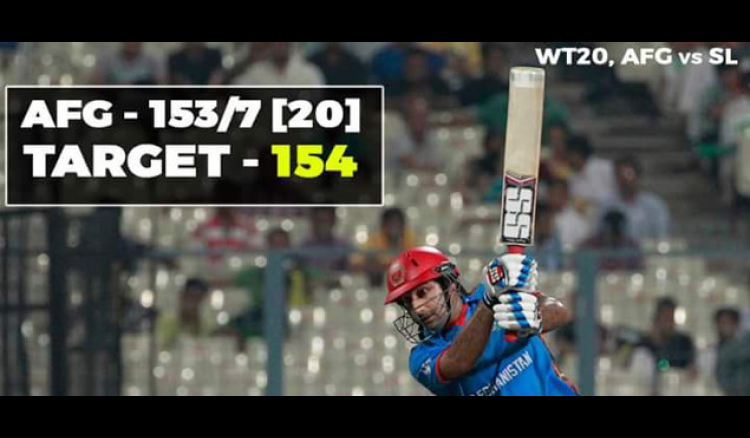 World T20: Afghanistan post 153/7 against Sri Lanka