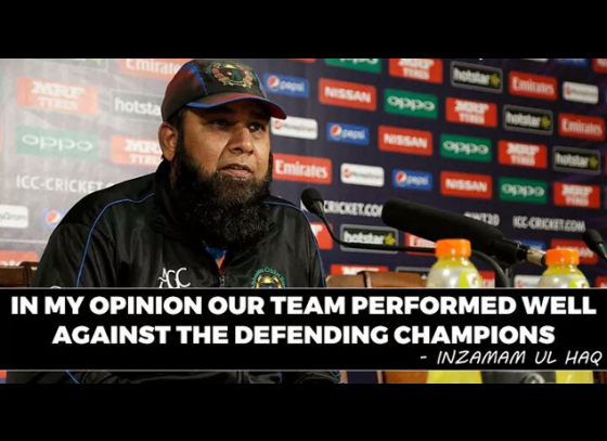 Happy with performance of Boys against Defending Chamions - Afghan coach Inzamam