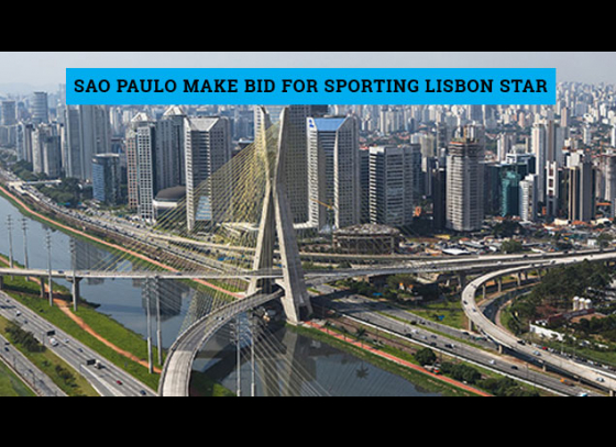 Sao Paulo make bid for Sporting Lisbon star