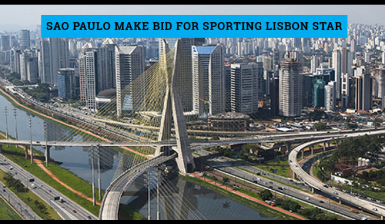 Sao Paulo make bid for Sporting Lisbon star