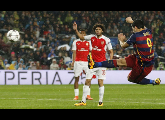 Champions League: Barca beat Arsenal to reach last eight