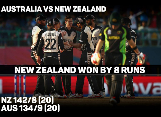 New Zealand beat Australia to win second straight World T20 match