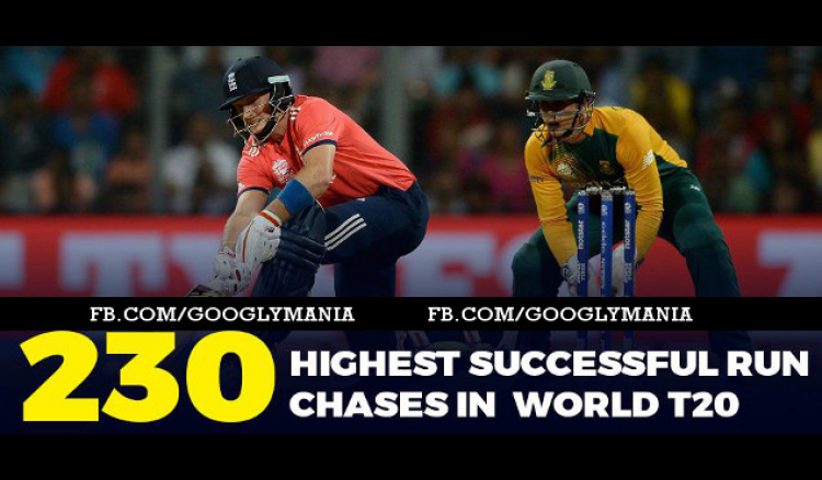 Top 10 Highest Chases in T20 World Cup