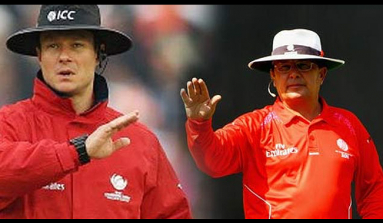 Umpires Kettleborough, Gould to officiate India-Windies semis tie