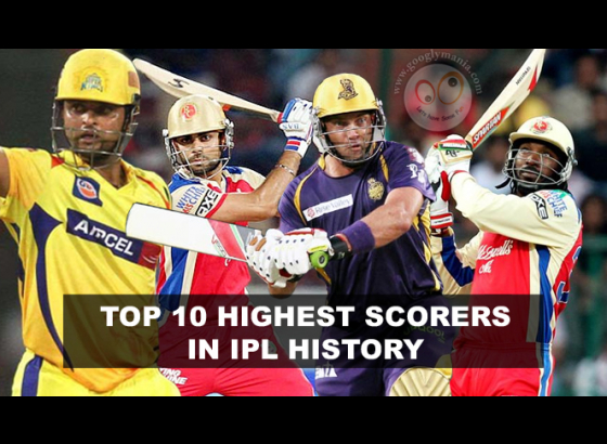 Top 10 Leading Scorers in IPL history